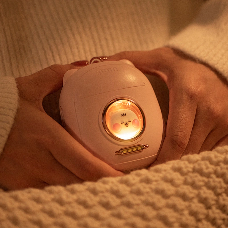 Cute Mini Portable Gift Rechargeable Pocket 6500mAh USB Hand Warmers Reusable Winter Use Hand Warmer with Night Light