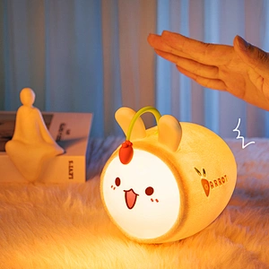 Mini Rabbit Night Light Rechargeable Desk Lamp Mini Lamp for Bedroom