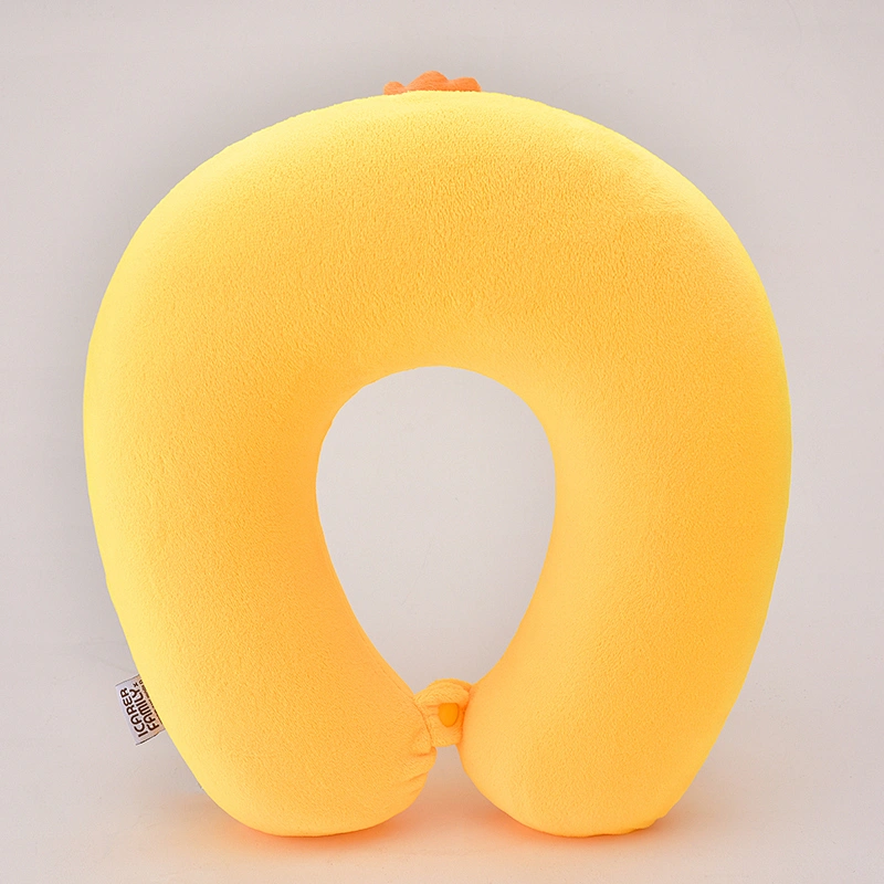 ICARER FAMILY Cute Animal Plush Doll Toy Neck Pillow Rest Cushion U Shape Memory Foam Travel Neck Pillow