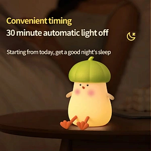 Little Chicken Tap Light USB Rechargeable LED Night Light Touch Control for Kids