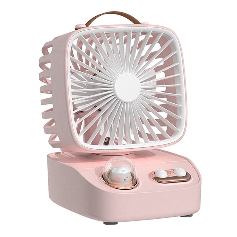 ICARER FAMILY Desk Fan 5V Type C USB Cute Smart Fan for Kids Office or Home Use Fan Table