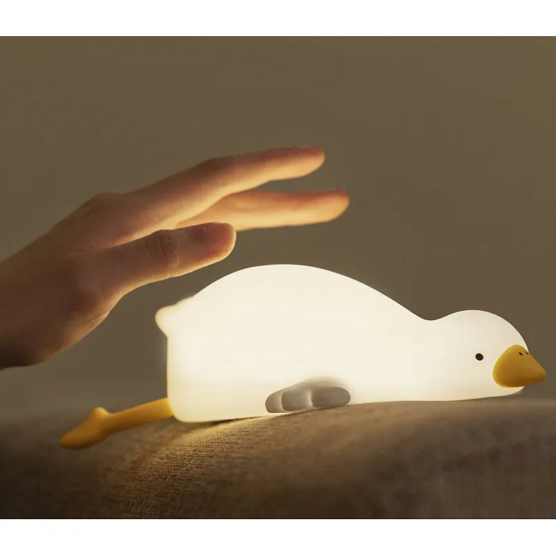 Wholesale Table Lamps Home USB Lamp Lights Nursery Bed Room Lighting Duck Goose Animal Night Light for Kids