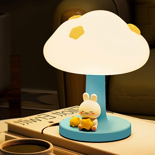 Cute Kids Gift Cloud Home Atmosphere Night Light Led Rechargeable Unique Room Decor Lights Bedside Table Lamp for Children