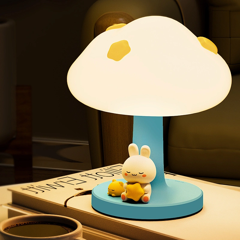 Cute Kids Gift Cloud Home Atmosphere Night Light Led Rechargeable Unique Room Decor Lights Bedside Table Lamp for Children