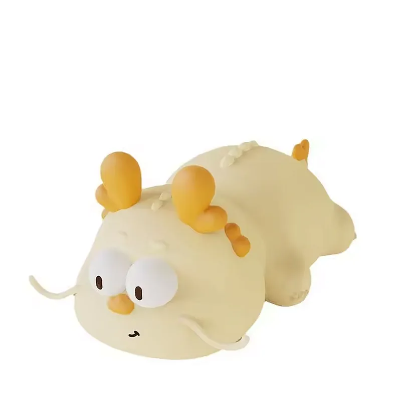 ICARER FAMILY Cartoon Night Light Animal Dragon Shape Cute Night Light for Kids Pat Design Silicone Night Light for Kids Gift