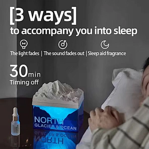 Polar Ice Night Light with Sleeping Speaker for Sleep and Relaxation for Bedroom Use