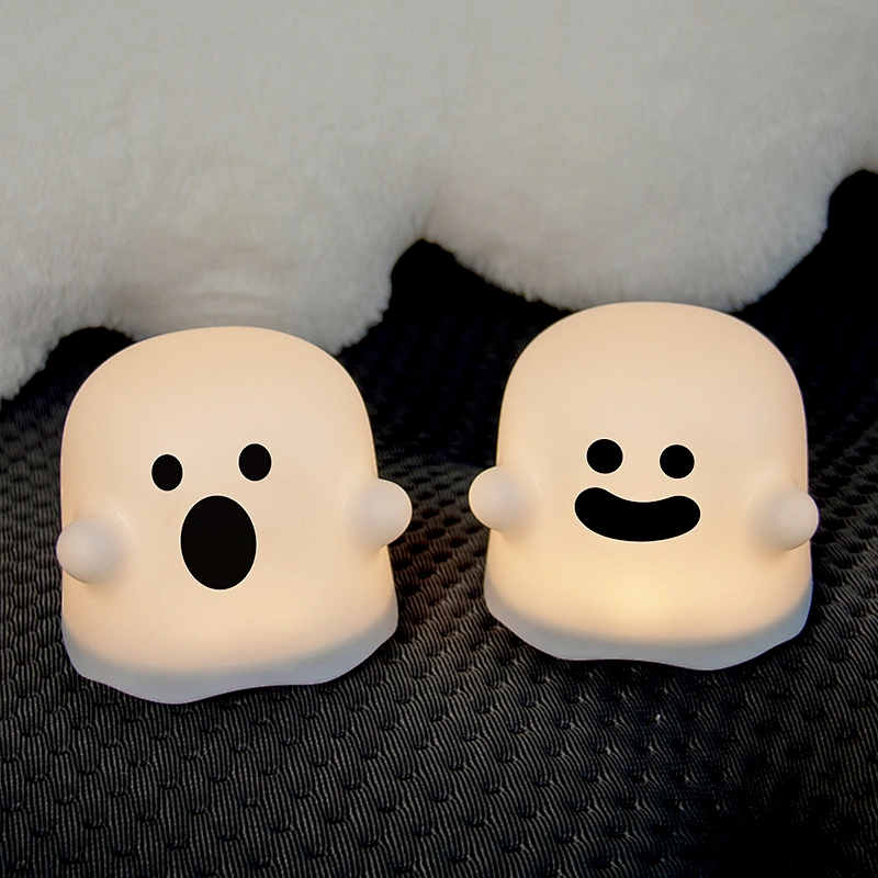 Halloween Ghost Home Decoration Table Lamps Mini Rechargeable Kids Children Room Light Small Led Night Lighting