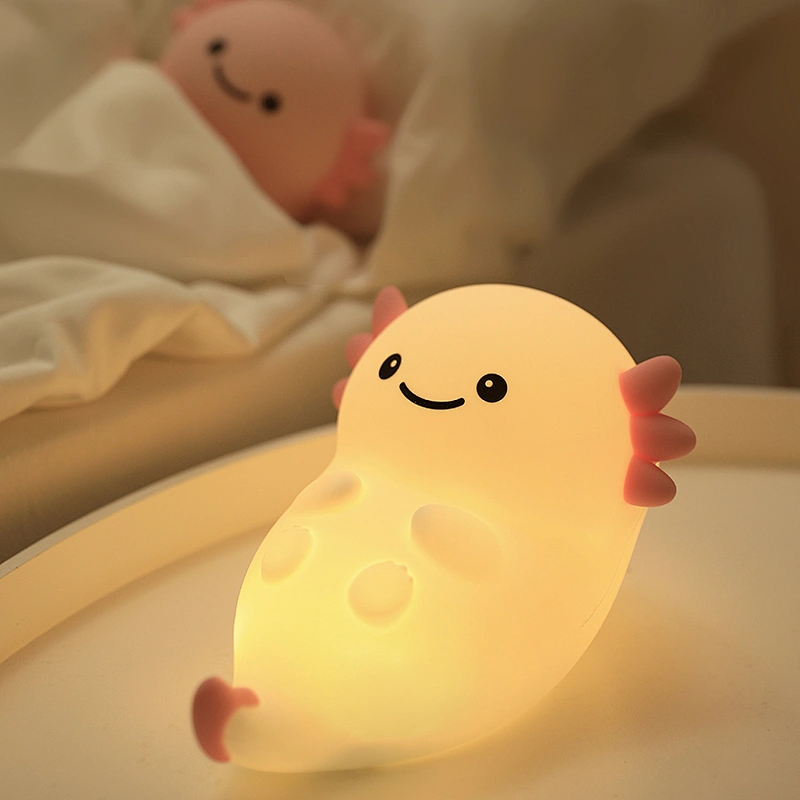 Baby Gift Toy Mini Bedroom Children Kids Lamp Touch Portable Children Silicone Living Room USB Sleeping Night Lights