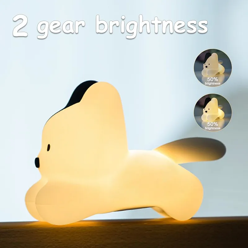 2025 Creative Cute Flying Cat Night Light Soft Touch Silicone with Warm White Light Small Cat Bedroom Lamp for Girls