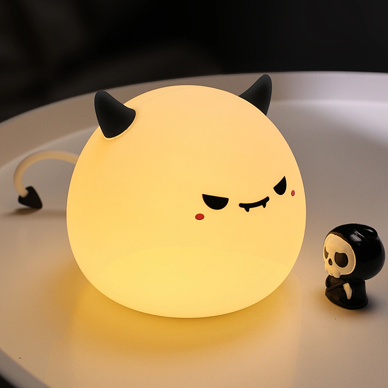 Little Monster Cute Anime Silicone Tap Led Bedroom Home Decoration Unique Lights Children Kids Baby Lights Night Lamp