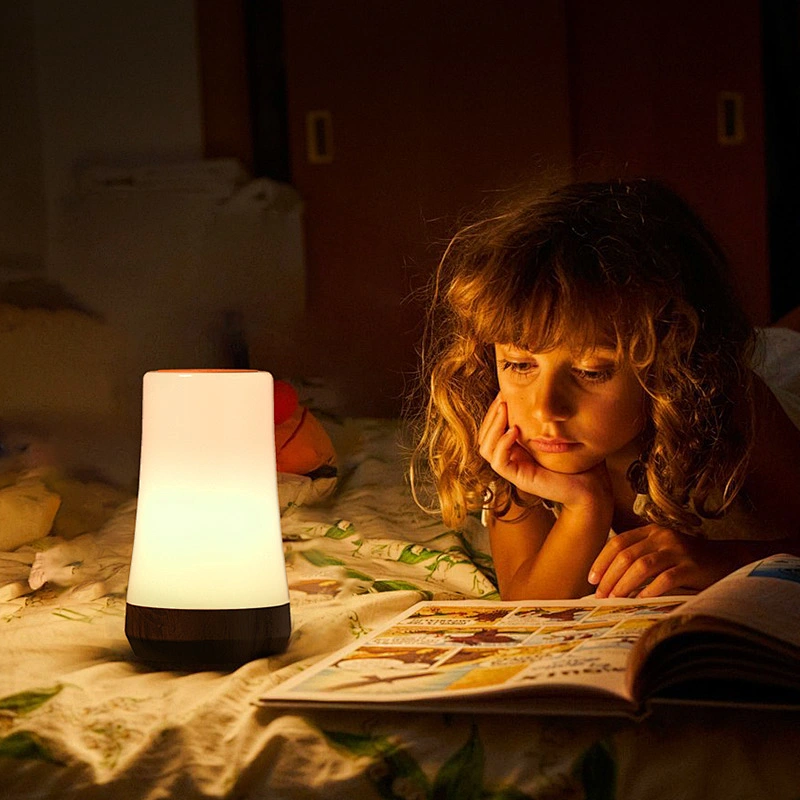 ICARER FAMILY RGB 12 Colors Mood Ambient Light Table Night Lamp Bedroom Children USB Night Light for Kids Room