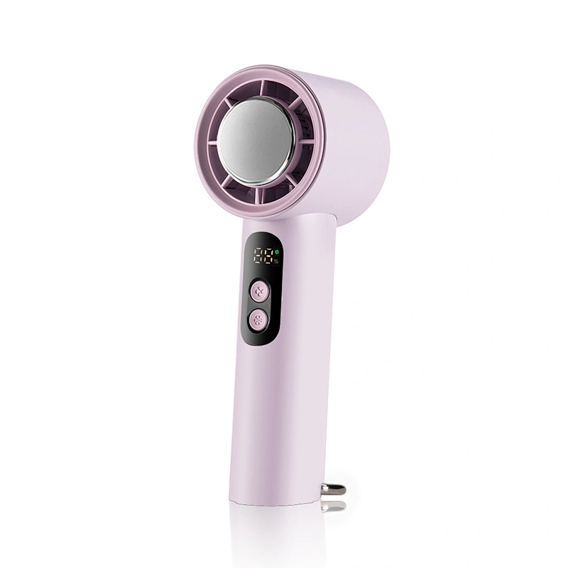 High Quality Lightweight Mini Air Cooling Fan Portable Small Handheld Table Standing Three-Speed Ice Compress Outdoor Household
