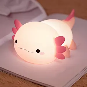 Kawaii Animal Dinosaurs Led Lamp Children Decoration Touch Led Silicone Animal Night Light Lamp for Bedroom Kids Baby
