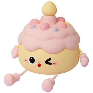 Birthdaycake Mini Table Lamp Cute Leg Movable Children Small Gift Night Light Mobile Phone Holder Lamp Light Room for Kids Boys