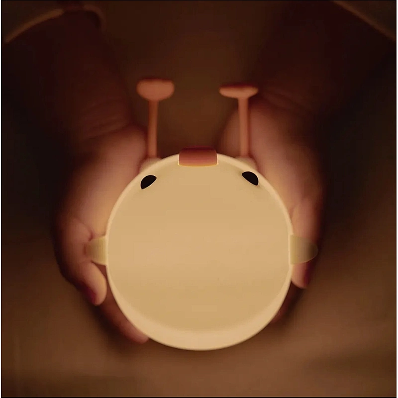Cute Pat Soft Silicone Table Lamp Bed Room Smart USB Led Plug Decoration Kids Baby Night Light for Bedroom