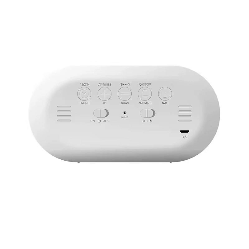 Time Human Body Induction Light Bedroom Bedside Night Lamp Table Alarm Clock Lamps for Home Use