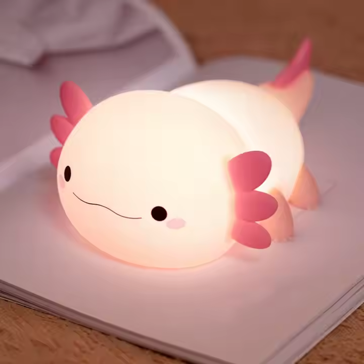 Hexagonal Dinosaur USB 1200mAh Battery Touch Silicone Smart Night Light and Lighting Lamp for Home Bedside Bedroom
