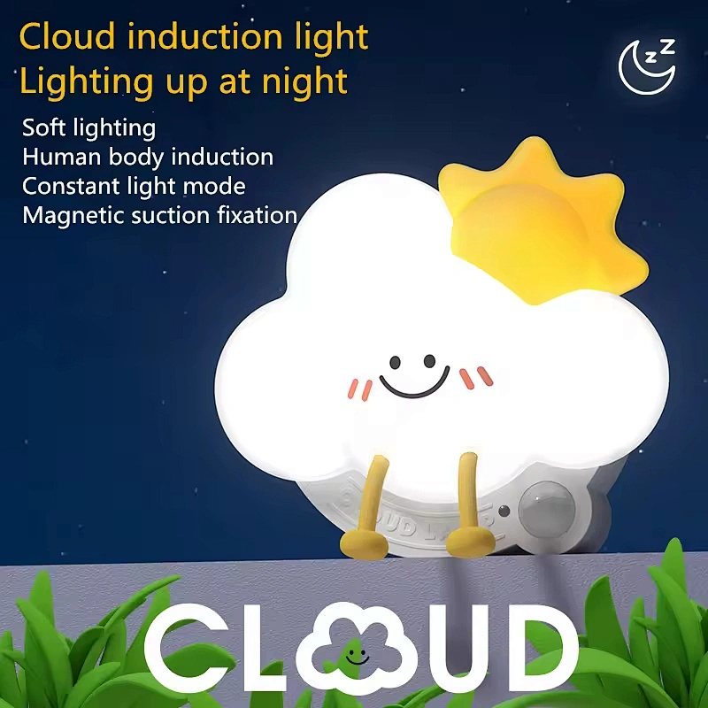 Cute Silicone Night Light With Cloud Shape Design Night Lamps for Kids Tap Control Night Light Baby Gift Home Use
