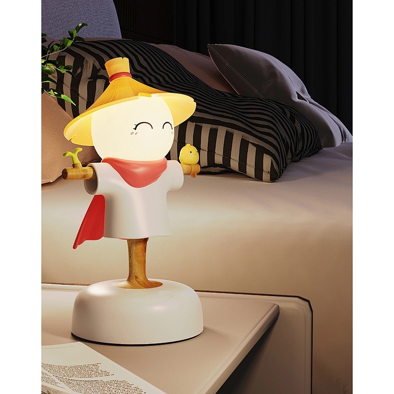 Scarecrow Night Light Unique Cute Mini Desk Lamp Multi Function LED Color