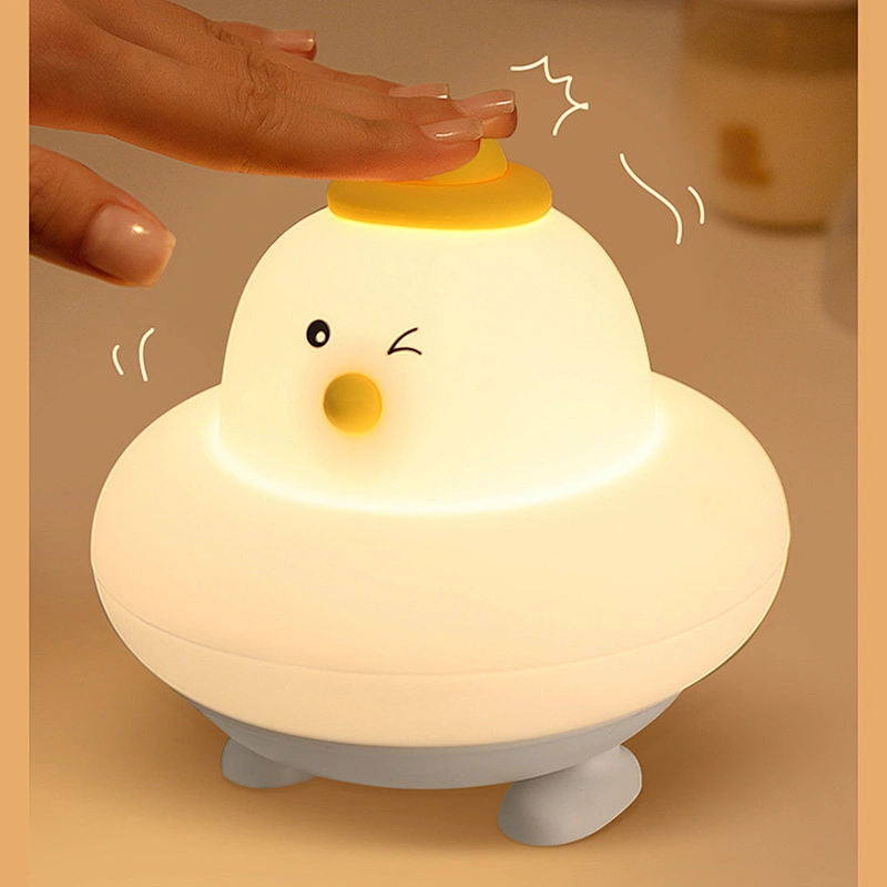 ICARER FAMILY Animal Night Light Silicone ABS Mini Night Light Cute Bedroom Night Light