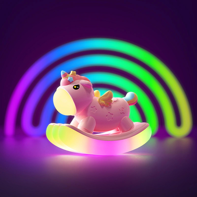 ICARER FAMILY Customize Lamp Colorful Rainbow Light Baby Children Kids Bedside Nursing Bedroom Decoration Cute Animal Lamps