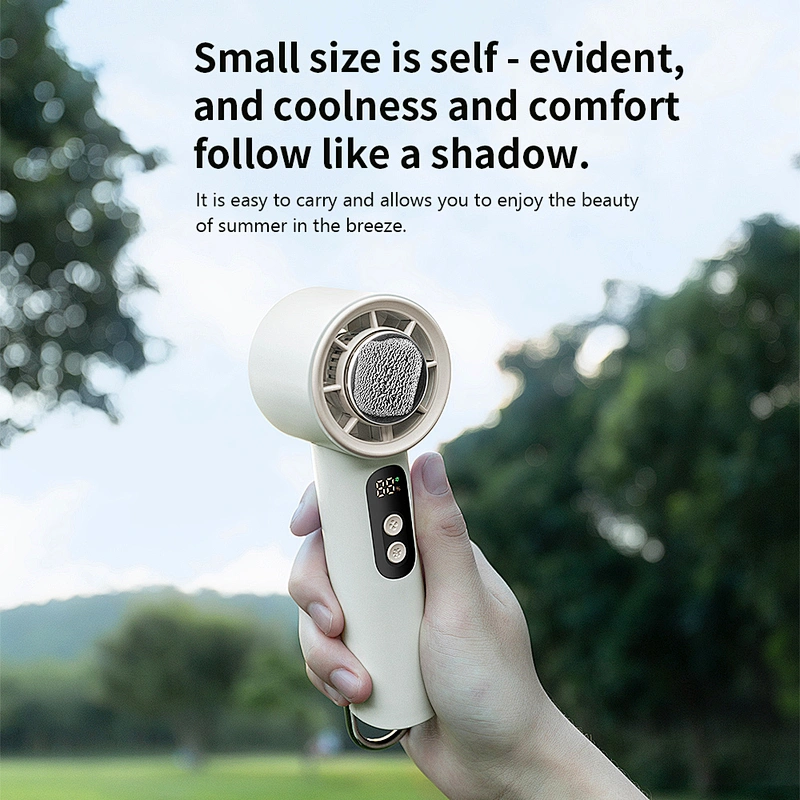 Super Silent Cooling Portable Small Office Desk Stand Fans Rechargeable High Speed Outdoor Turbo Handheld Fan