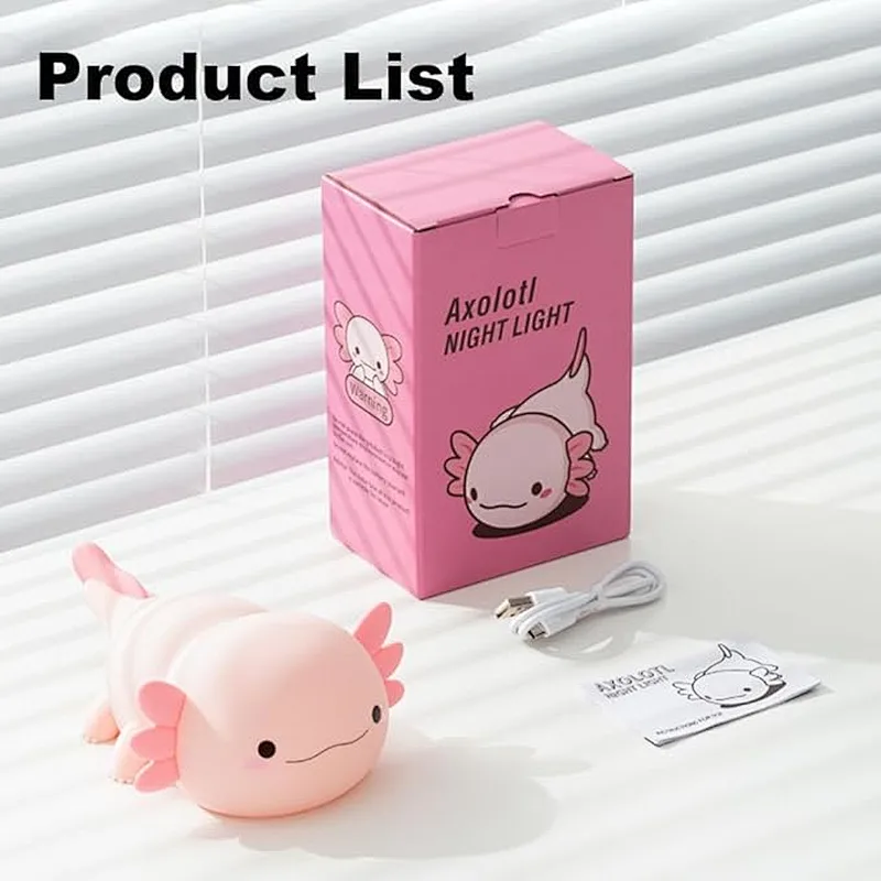 Cute Gift Anime Sensor Touch USB Rechargeable Battery Kids Led Mini Smart Night Light for Baby Toy Bedroom Light Lamp