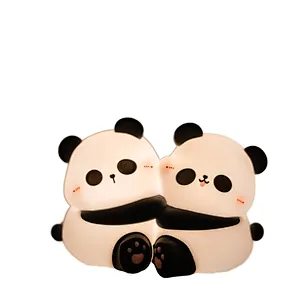 Cute Panda Night Light  Soft LED Glow for Kids' Bedrooms Children Night Light