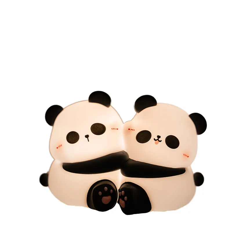 Cute Panda Night Light  Soft LED Glow for Kids' Bedrooms Children Night Light
