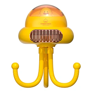 ICARER FAMILY Space Capsule Oscillating Fan Table 4000mAh Type C for Children's Cars Smart Fans Category  Desk Fan