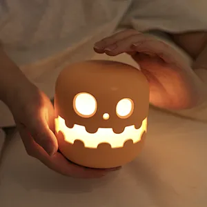 ICARER FAMILY Smart Night Light Led Holiday Decoration Light Halloween Pumpkin Lantern Night Light for Holiday Gift for Kids