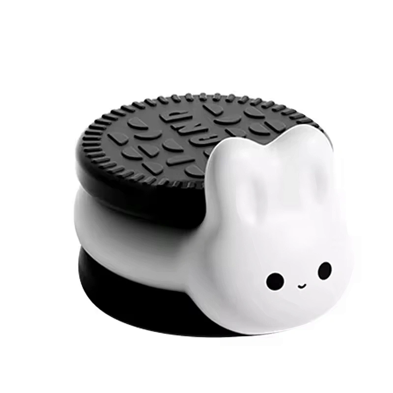 Oreo Biscuit Rabbit Pat Light Silicone Animals LED Night Light Lamp Mini USB Rechargeable Modern Touch Control for Baby Room