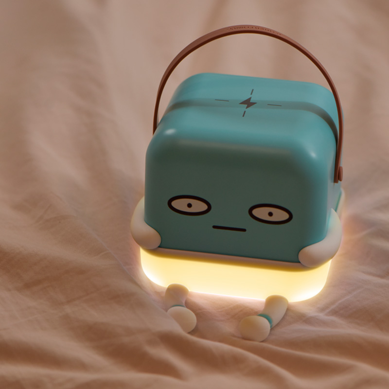 ICARER FAMILY Smart Night Light Mini Led Cute Cartoon Lamp Light for Kids Bedroom Bedside Rechargeable Night Light for Children