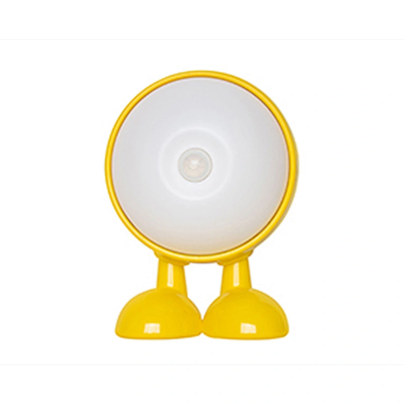 ICARER FAMILY Modern Mini LED Night Light Big Eyes Rechargeable 5V USB Switch Touch Power Generation Warm Duck Shape Bedroom