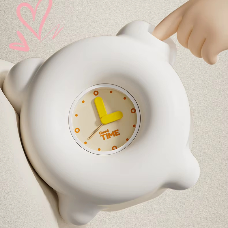 Multifunctional Alarm Clock Night Light Digital LED Clock With Warm Lighting