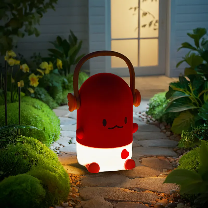 ICARER FAMILY Kids Night Light USB Rechargeable Cartoon Lamp Night Light for Kinds Room Bedroom Night Light for Children