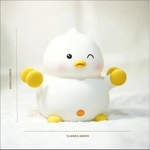 Cute Duck LED Night Light with Gentle Light for Kids Bedroom and Sweet Dreams Children Night Light