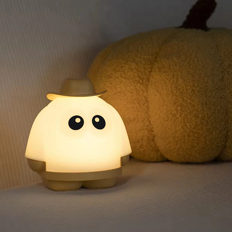 Ghost LED Night Light USB Rechargeable Touch Sensitive Lamp for Children and Baby Room Touch Light