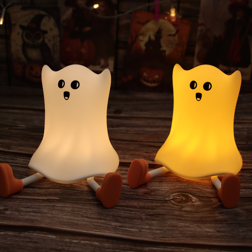 Ghost Halloween Factory Lighting Bedside Table Plug Bedroom Kids Baby Night Light Lamp for Children's Room