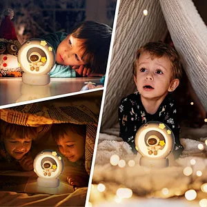 Touch Light Creative Star Moon Decorative Lamp Romantic Bedroom USB Rechargeable Night Light