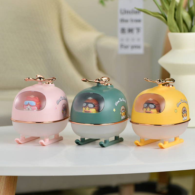 New Design Aircraft Shape Cool Mist Atmosphere Diffuser Mini Air Humidifier