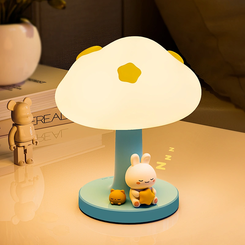 USB Rechargeable Cloud Ambient Lamp with Color Changing Bedroom Light Children Night Light