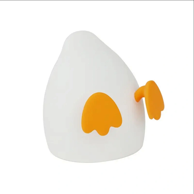 Cute Duck Butt Animal Silicone Nursery Night Light Touch USB Rechargeable Table Lamp Dimming Bedside Lamp for Baby Girls Women