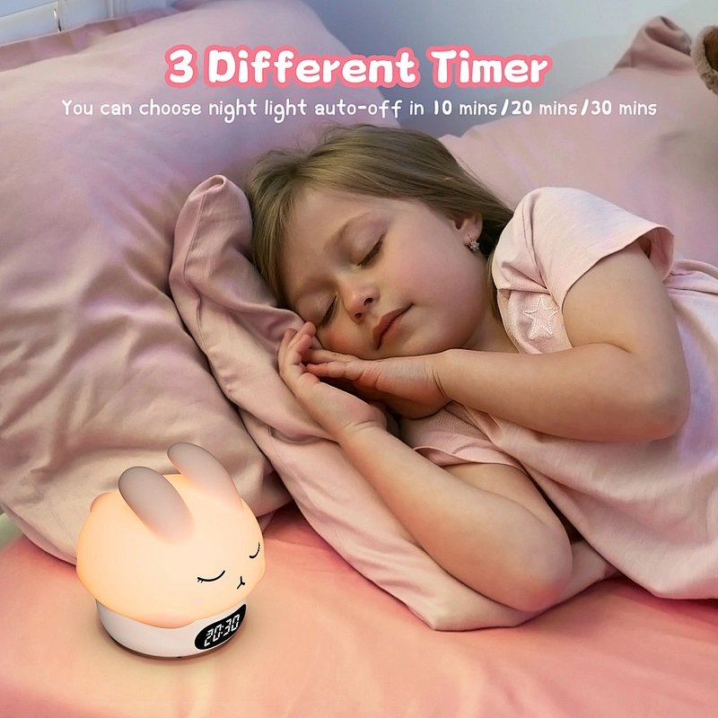 ICARER FAMILY Rechargeable Rabbit Night Light Bunny Cat Led Night Light