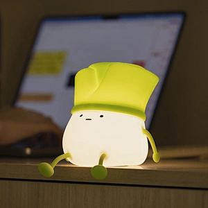Wholesale Mini Table Lamp Head Movable Children Small Gift Night Light Mobile Phone Holder Cute Christmas Touch Lights with Legs