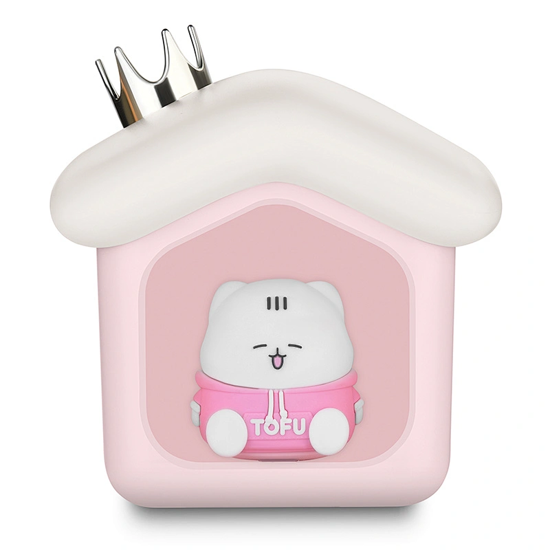 ICARER FAMILY Mini Air Humidifier With Cute Cartoon Design and USB Portable Air Rechargeable Humidifier for Home Use