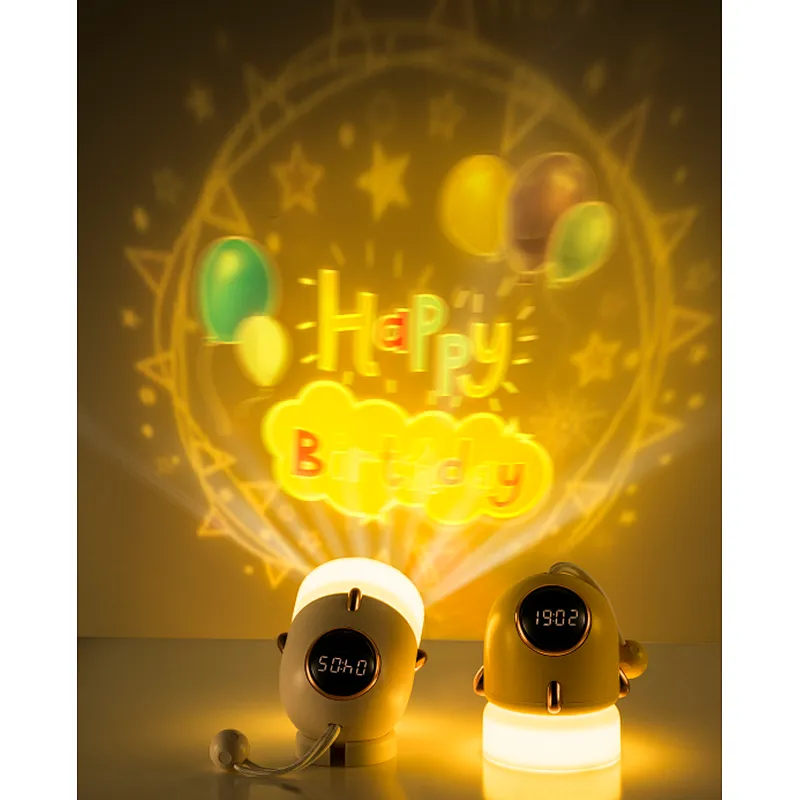 Birthday Gift Home Decor Table Lamp Rechargeable Christmas Night Lamp for Kids Bedroom Cute Bed Lamp Night Light for Children