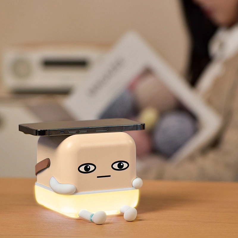 ICARER FAMILY Custom Cute Smart Timing Function Rechargeable Night Light for Kids Room