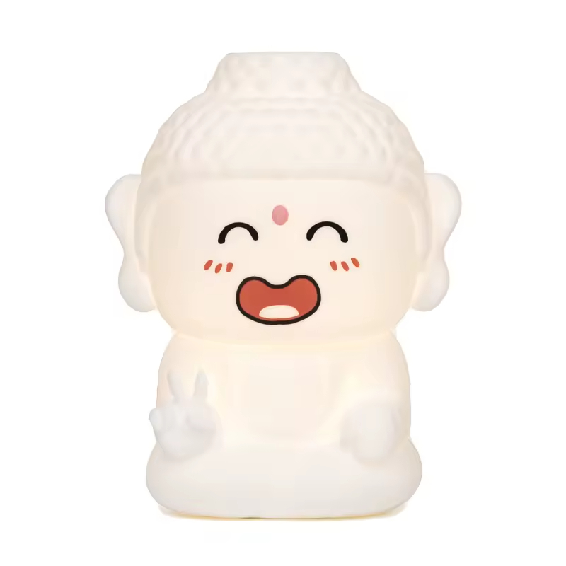 ICARER Family Zen Youth Night Light Rechargeable 5V Switch and Touch Sensor Warm White Colorful LED for Home Living Room