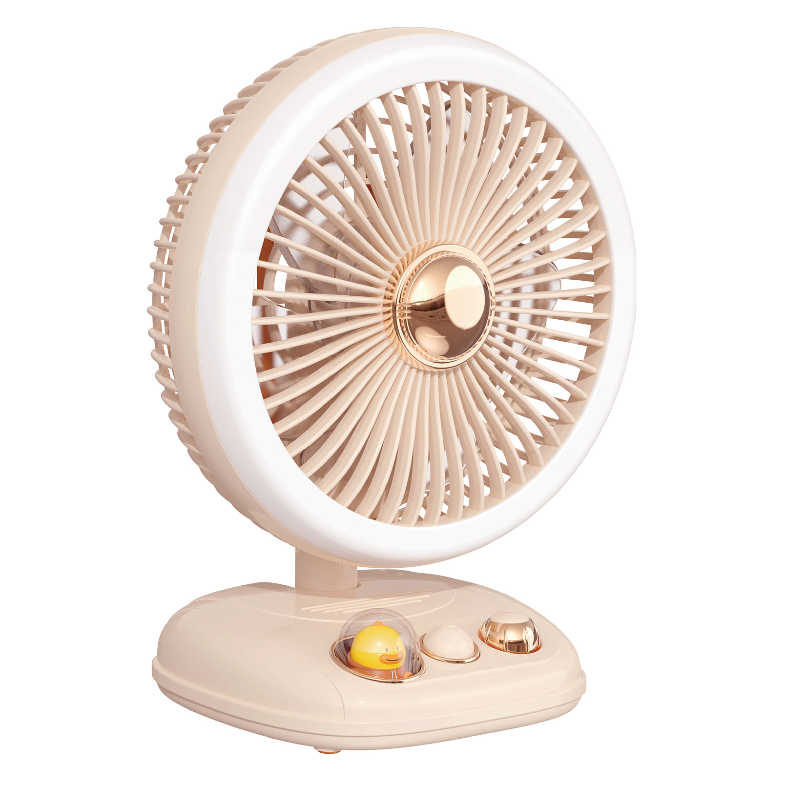 ICARER FAMILY Mini Fan Rechargeable Foldable Fan with Battery Power for Outdoor and Household Use